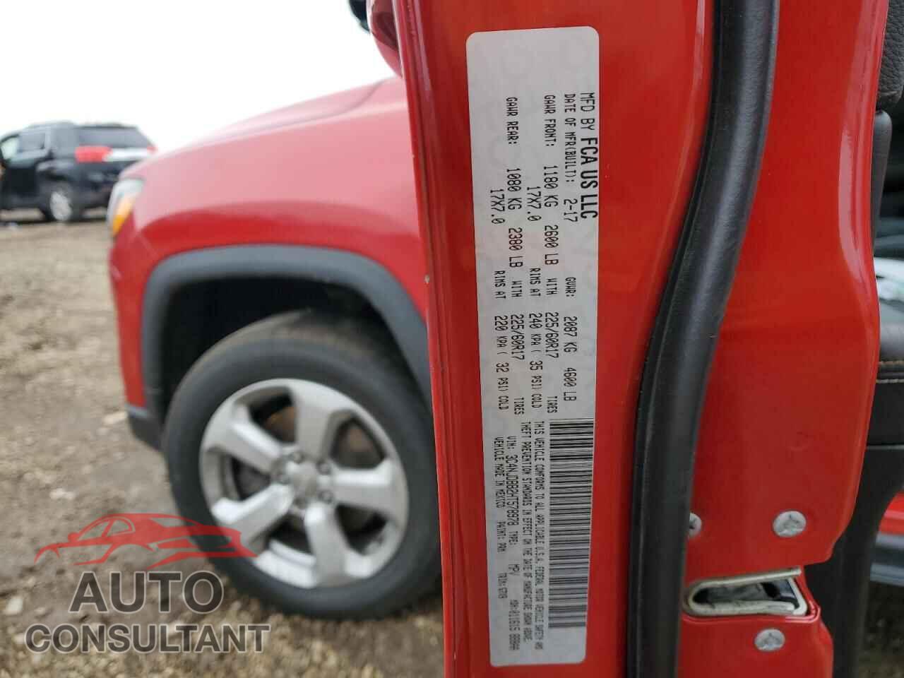 JEEP COMPASS 2017 - 3C4NJDBB2HT578978