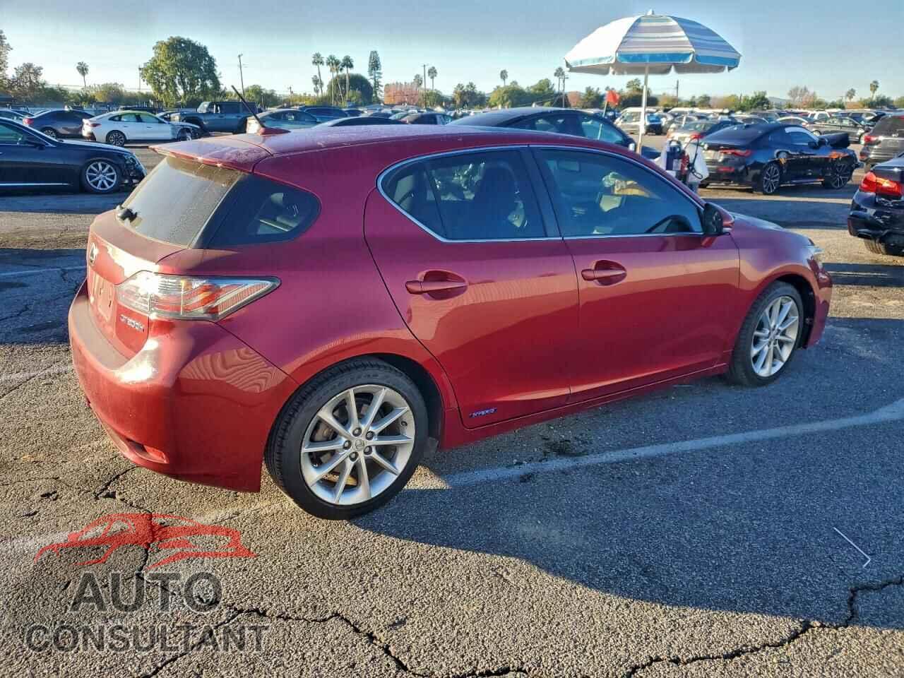 LEXUS CT 200 2012 - JTHKD5BH5C2084207