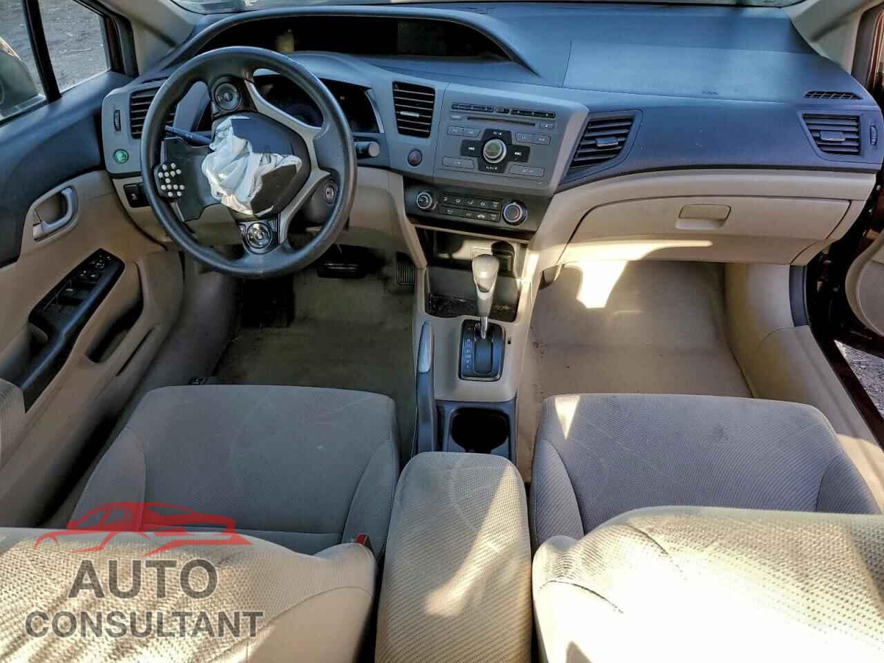 HONDA CIVIC 2012 - 2HGFB2F50CH502611