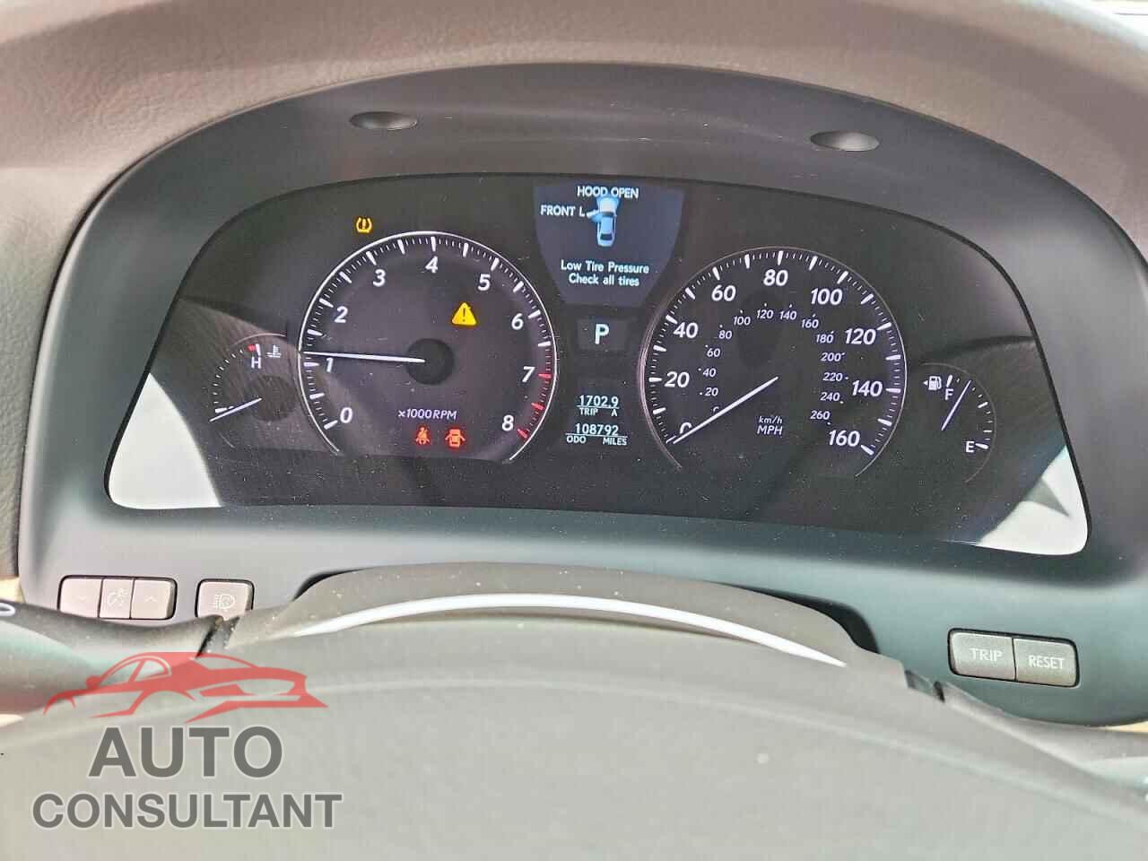 LEXUS LS460 2009 - JTHBL46F395091380