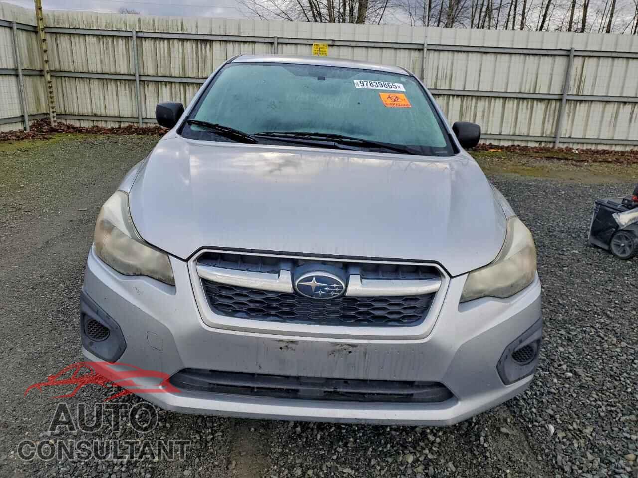 SUBARU IMPREZA 2012 - JF1GPAA67CH215552