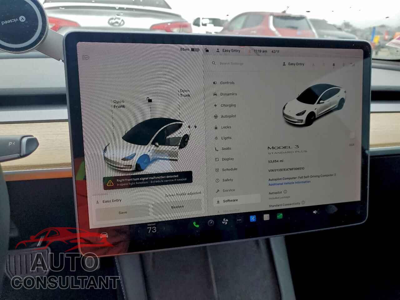 TESLA MODEL 3 2021 - 5YJ3E1EA7MF996510