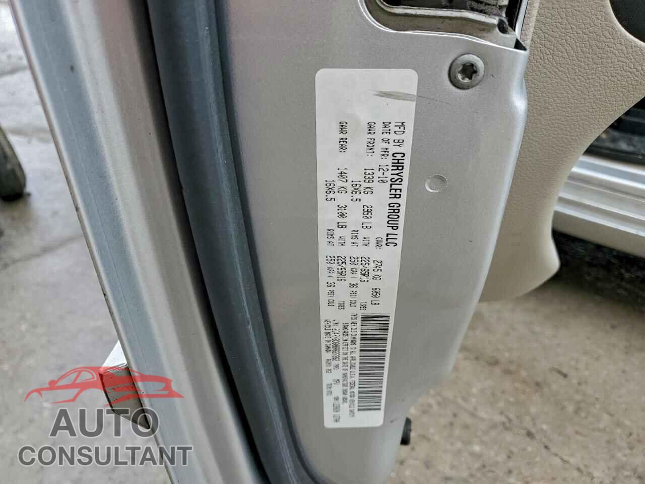 DODGE CARAVAN 2011 - 2D4RN3DG0BR627262