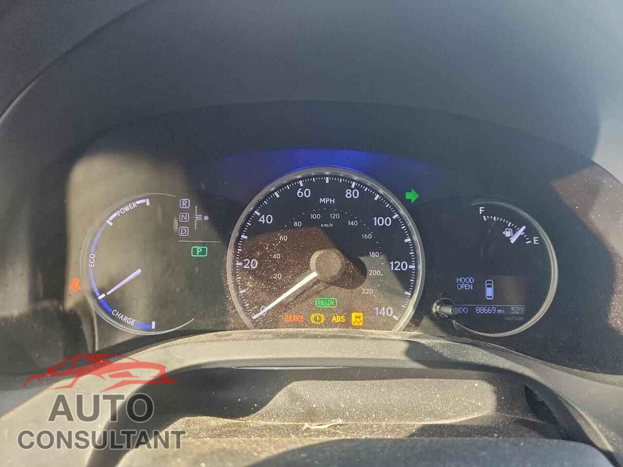 LEXUS CT 200 2012 - JTHKD5BHXC2083800