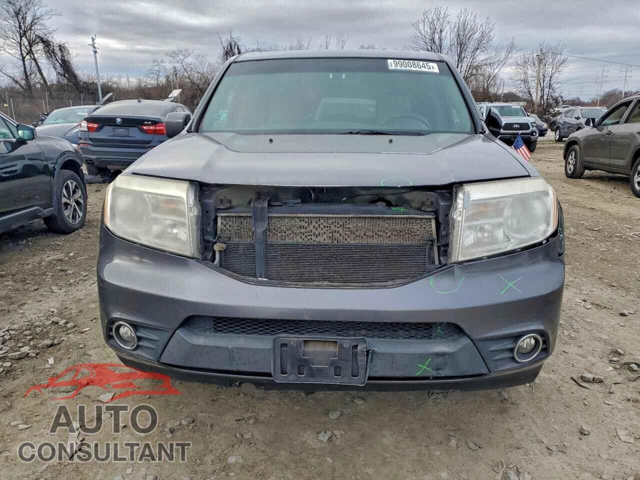 HONDA PILOT 2012 - 5FNYF4H41CB044577