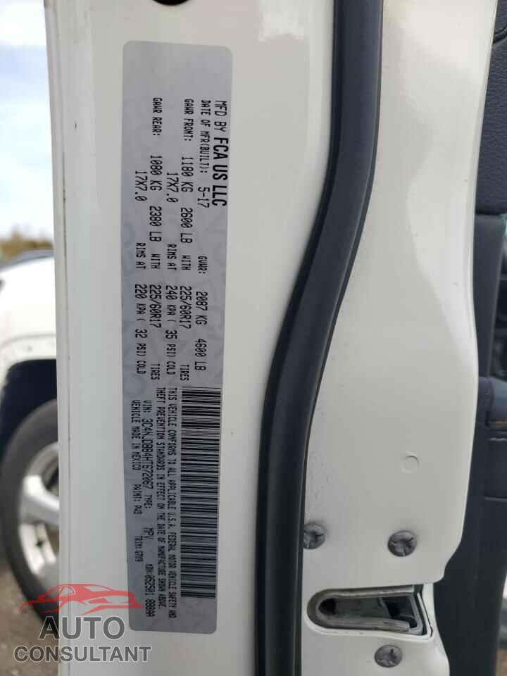 JEEP COMPASS 2017 - 3C4NJDBB4HT672067