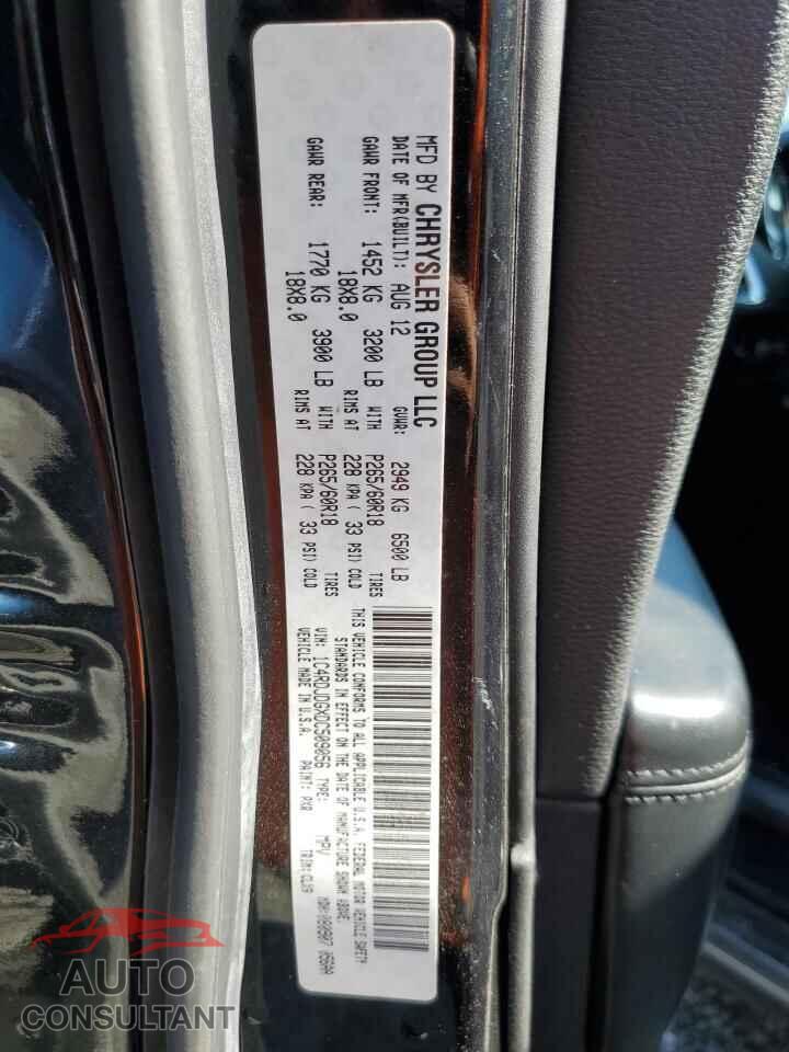 DODGE DURANGO 2013 - 1C4RDJDGXDC509056