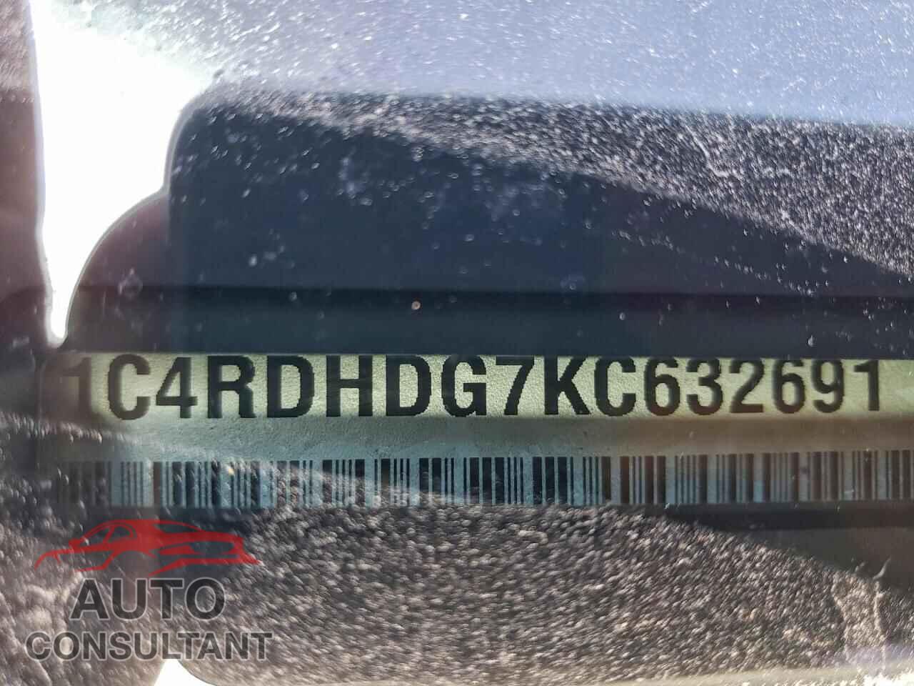 DODGE DURANGO 2019 - 1C4RDHDG7KC632691