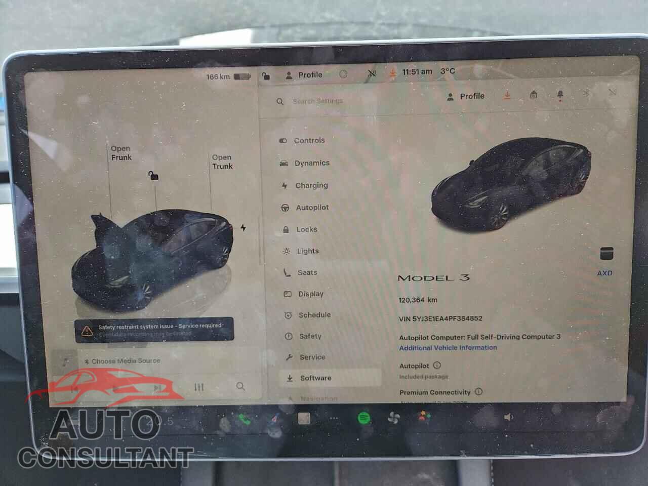 TESLA MODEL 3 2023 - 5YJ3E1EA4PF384852