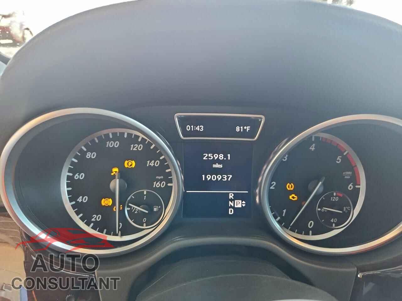 MERCEDES-BENZ M-CLASS 2012 - 4JGDA2EB4CA053959
