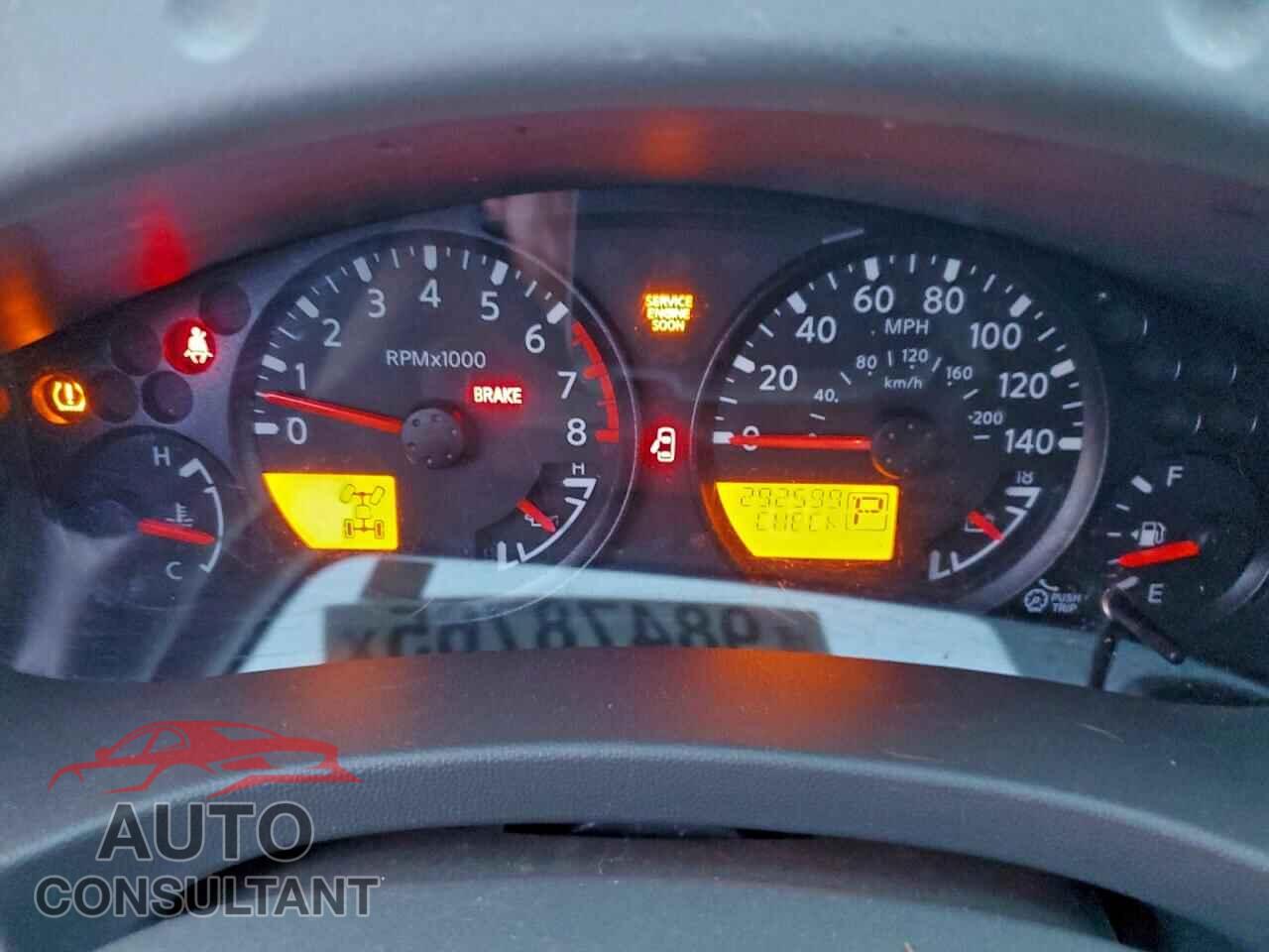 NISSAN FRONTIER 2011 - 1N6AD0EV9BC443730