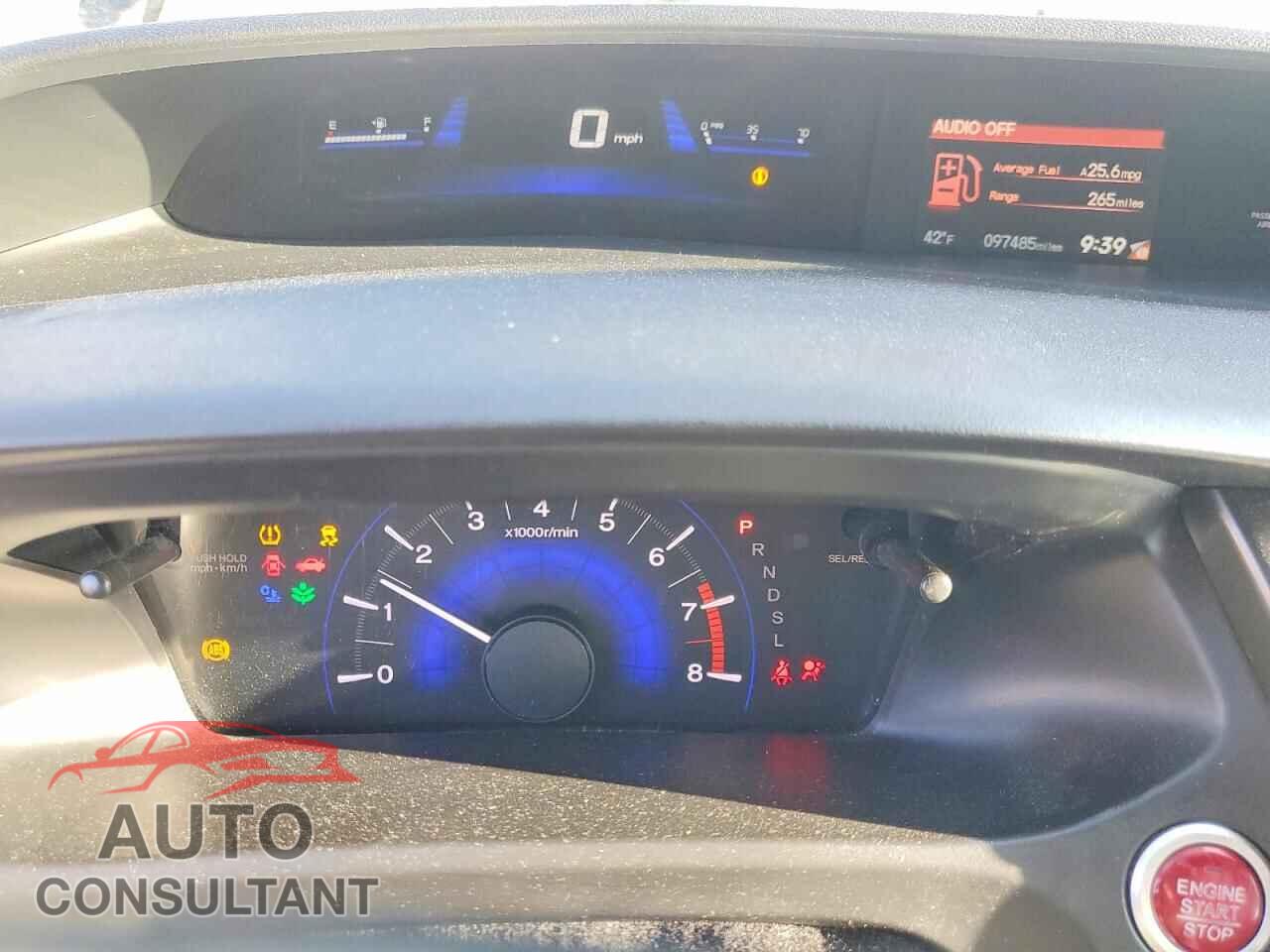 HONDA CIVIC 2014 - 19XFB2F95EE207472