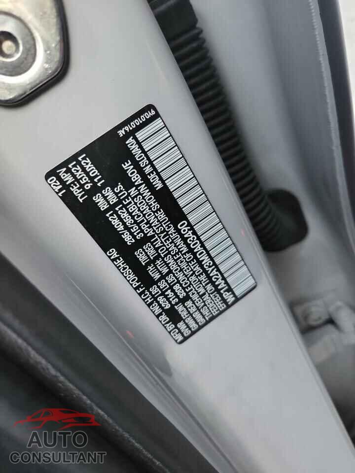 PORSCHE CAYENNE 2021 - WP1AA2AY3MDA03490