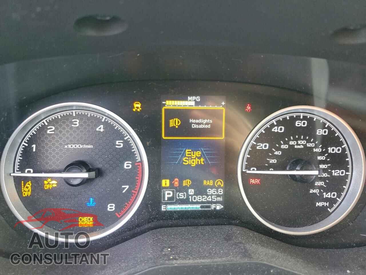 SUBARU FORESTER 2019 - JF2SKAUC3KH400444