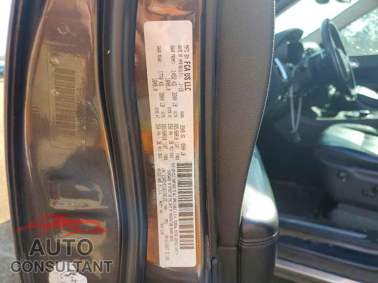 DODGE DURANGO 2016 - 1C4RDHDG3GC301131