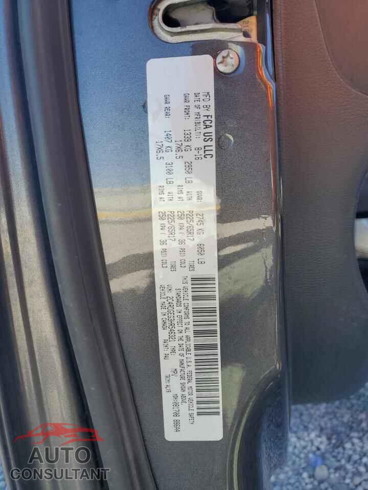 DODGE CARAVAN 2017 - 2C4RDGEG3HR546321
