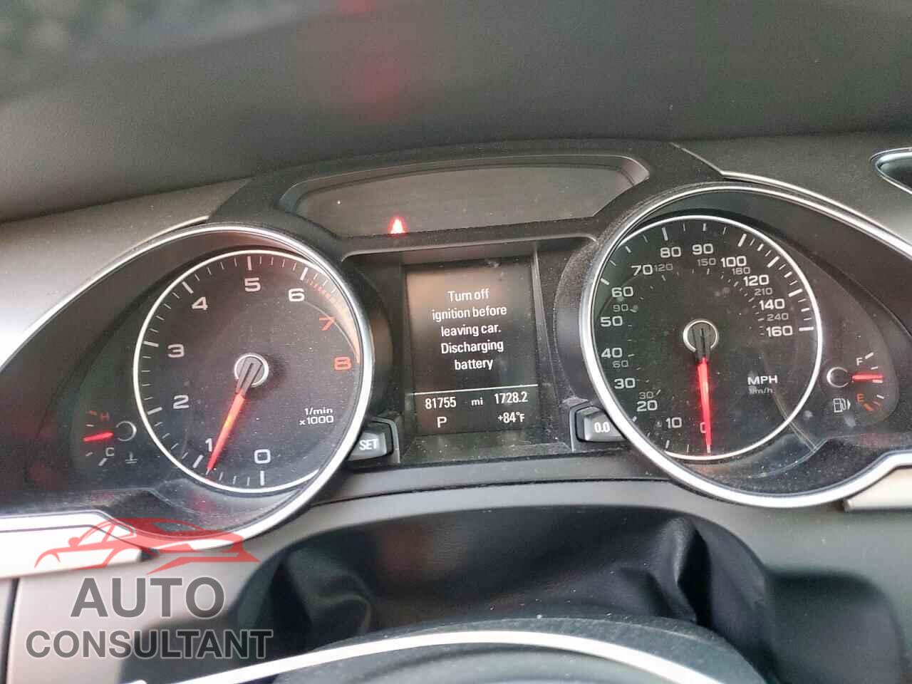 AUDI A5 2013 - WAULFAFR2DA077585