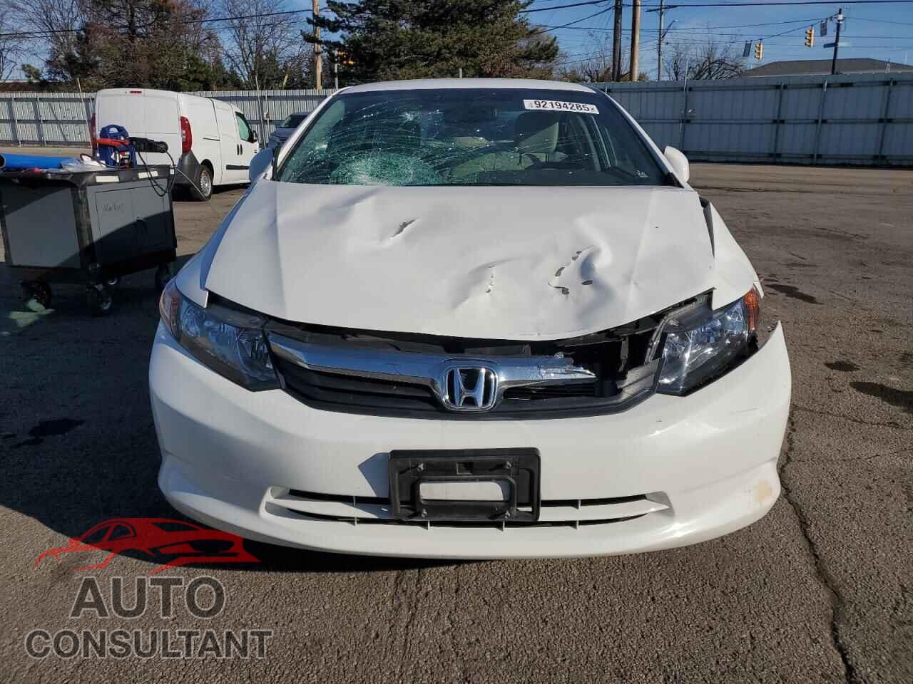 HONDA CIVIC 2012 - 2HGFB2F54CH607460