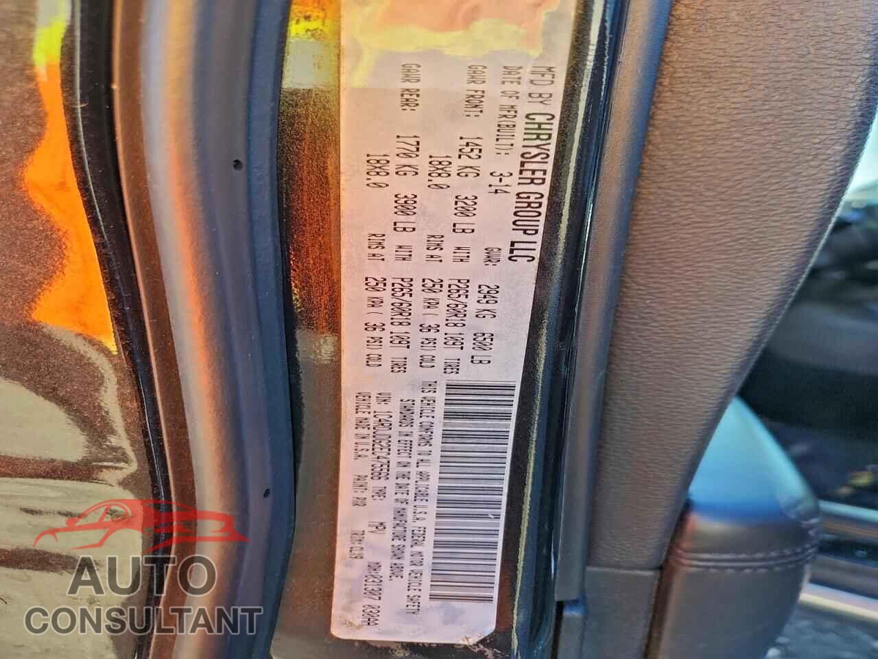 DODGE DURANGO 2014 - 1C4RDJDG2EC475566