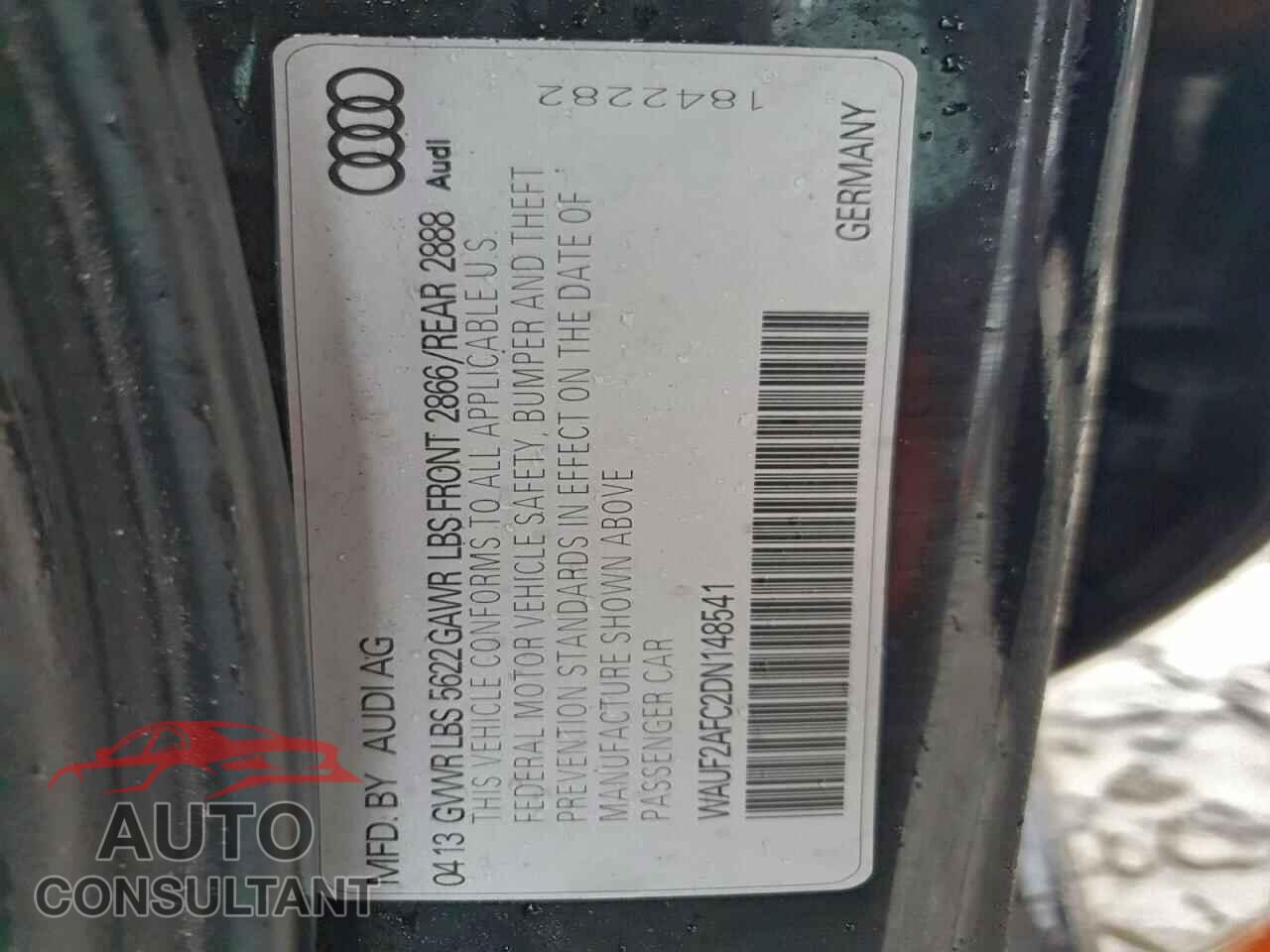 AUDI S6/RS6 2013 - WAUF2AFC2DN148541