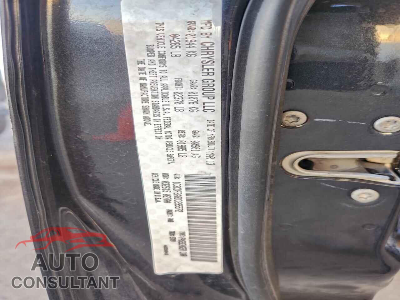 DODGE DART 2013 - 1C3CDFBA8DD295572
