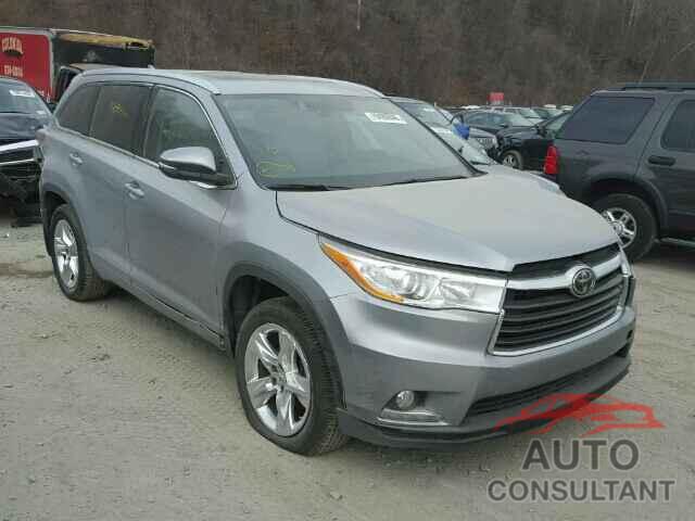 TOYOTA HIGHLANDER 2015 - 5TDDKRFH8FS078867
