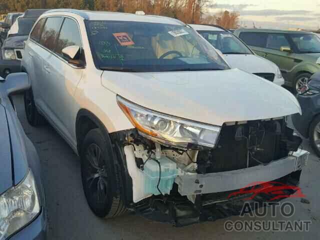 TOYOTA HIGHLANDER 2016 - 5TDKKRFH8GS161790