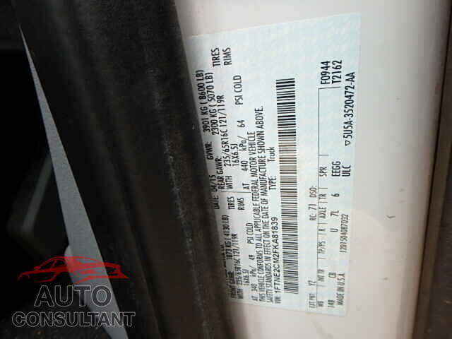 FORD TRANSIT CO 2015 - 1FTNE2CM2FKA81839