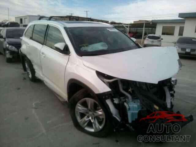 TOYOTA HIGHLANDER 2015 - 5TDDKRFH8FS190374