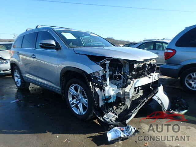TOYOTA HIGHLANDER 2015 - 5TDDKRFH0FS155764