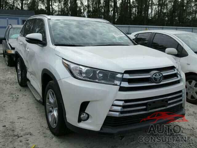 TOYOTA HIGHLANDER 2017 - 5TDYZRFHXHS191851
