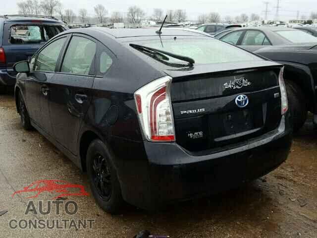 TOYOTA PRIUS 2012 - JTDKN3DU6C1553761
