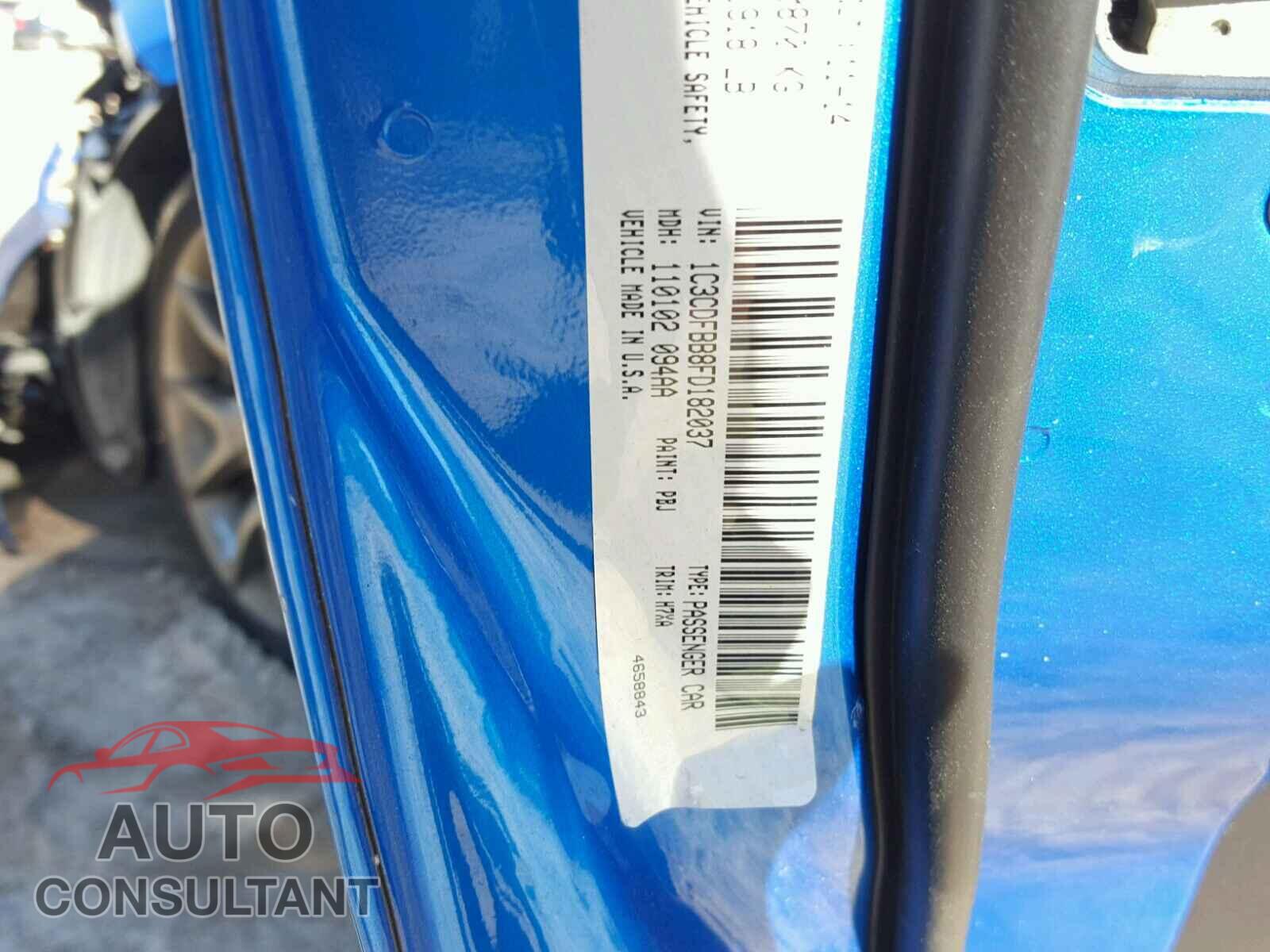 DODGE DART 2015 - 1C3CDFBB8FD182037
