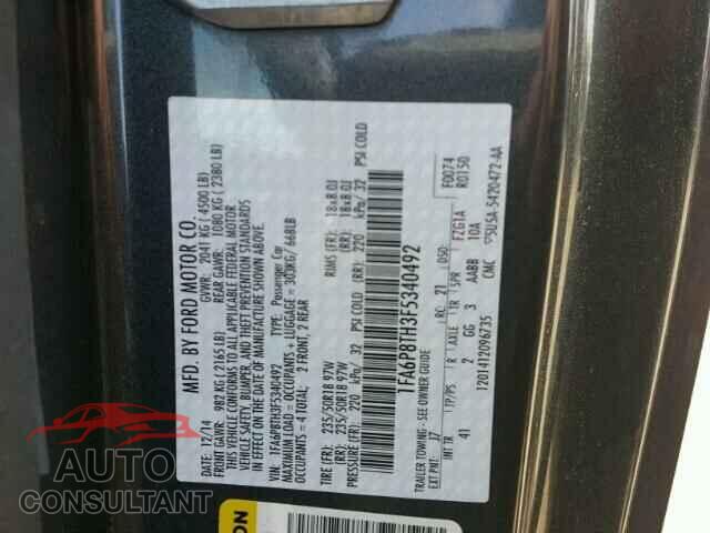 FORD MUSTANG 2015 - 1FA6P8TH3F5340492