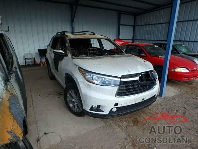 TOYOTA HIGHLANDER 2015 - 5TDKKRFH8FS088371