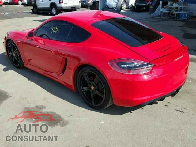 PORSCHE CAYMAN 2015 - WP0AB2A89FK180722