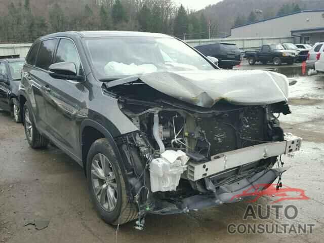TOYOTA HIGHLANDER 2015 - 5TDBKRFH7FS119190