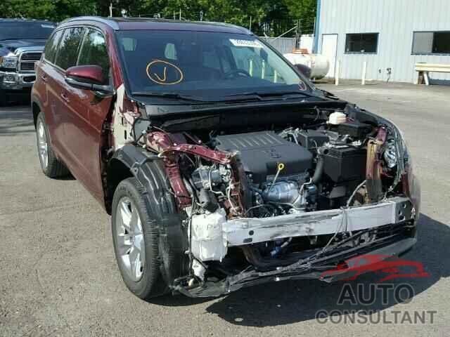 TOYOTA HIGHLANDER 2015 - 5TDYKRFH1FS084754