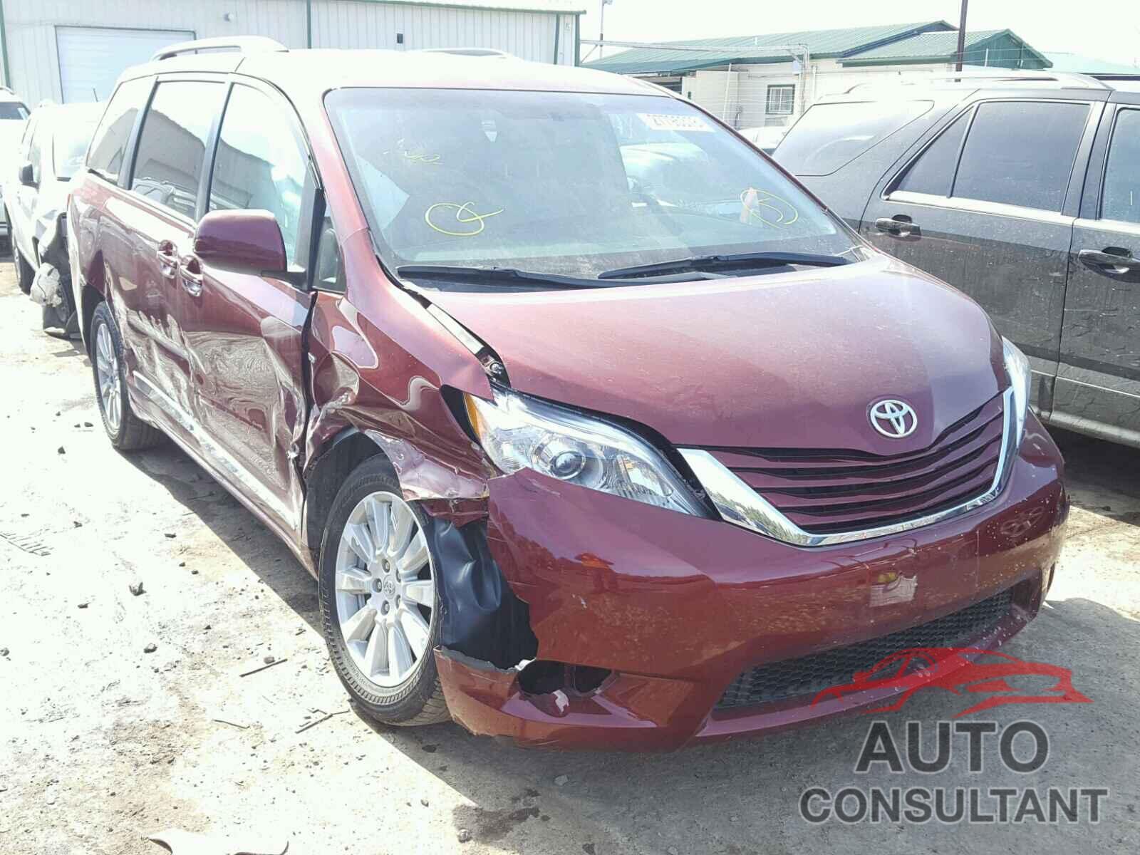 TOYOTA SIENNA 2017 - 5TDJZ3DC8HS161639