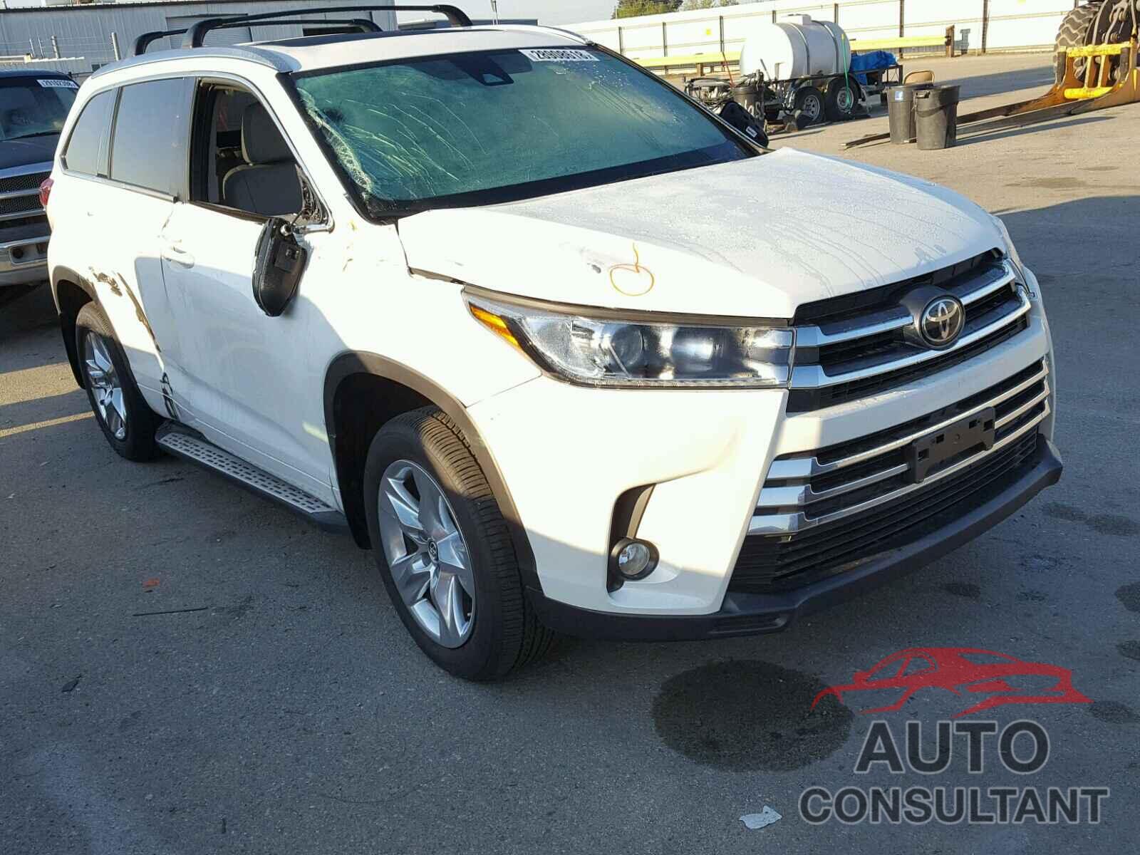 TOYOTA HIGHLANDER 2017 - 5TDDZRFH5HS434089
