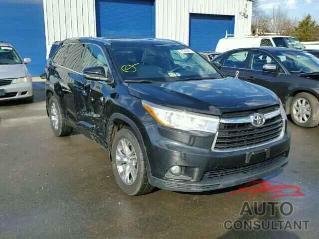 TOYOTA HIGHLANDER 2015 - 5TDJKRFHXFS200969