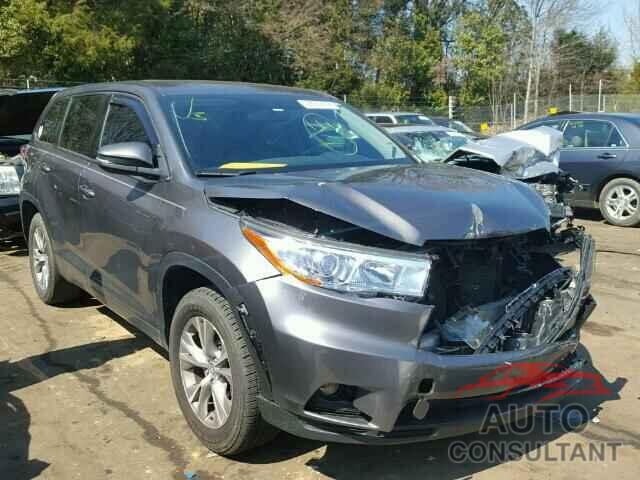TOYOTA HIGHLANDER 2015 - 5TDZKRFH1FS099923