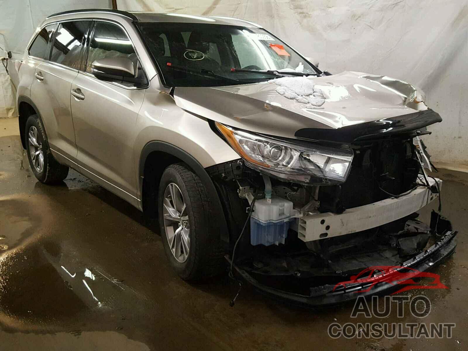 TOYOTA HIGHLANDER 2015 - 5TDJKRFH6FS116809