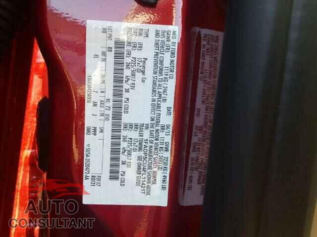 FORD CMAX 2015 - 1FADP5CU4FL114217