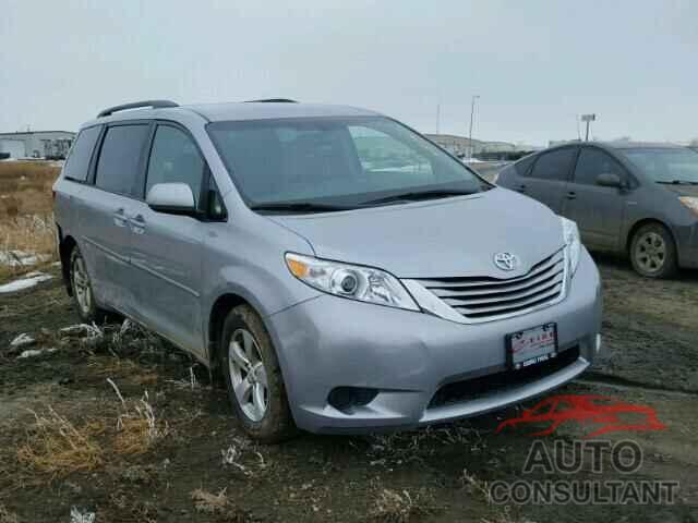 TOYOTA SIENNA 2017 - 5TDKZ3DC0HS837506