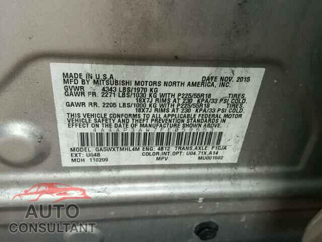 MITSUBISHI OUTLANDER 2015 - 4A4AP3AW7FE059653