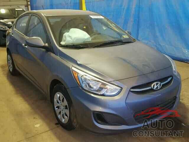 HYUNDAI ACCENT 2017 - KMHCT4AE7HU187632