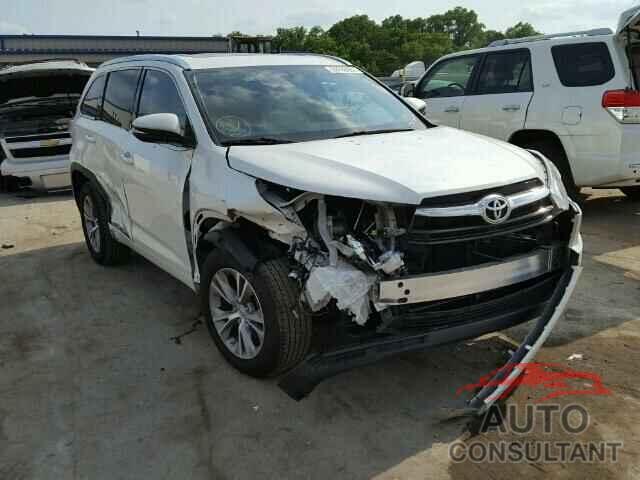 TOYOTA HIGHLANDER 2015 - 5TDKKRFH1FS109710
