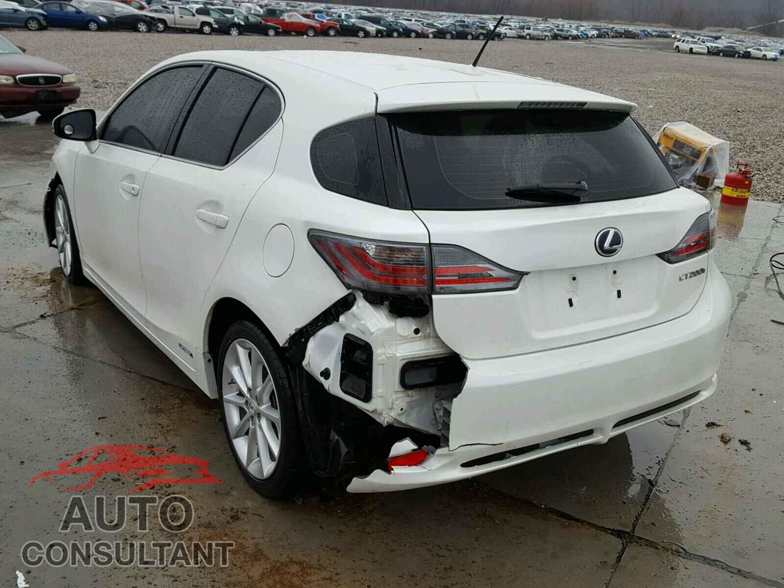 LEXUS CT 200 2012 - JTHKD5BH6C2102617