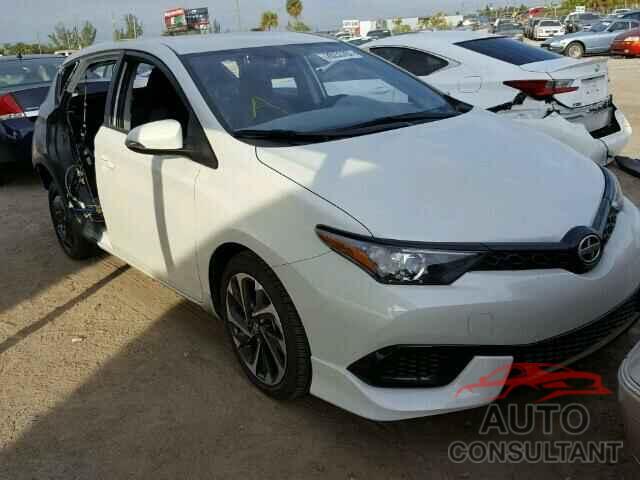 TOYOTA SCION 2016 - JTNKARJE8GJ511752